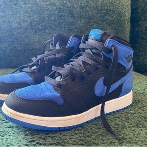 Nike Black and Blue Sneakers